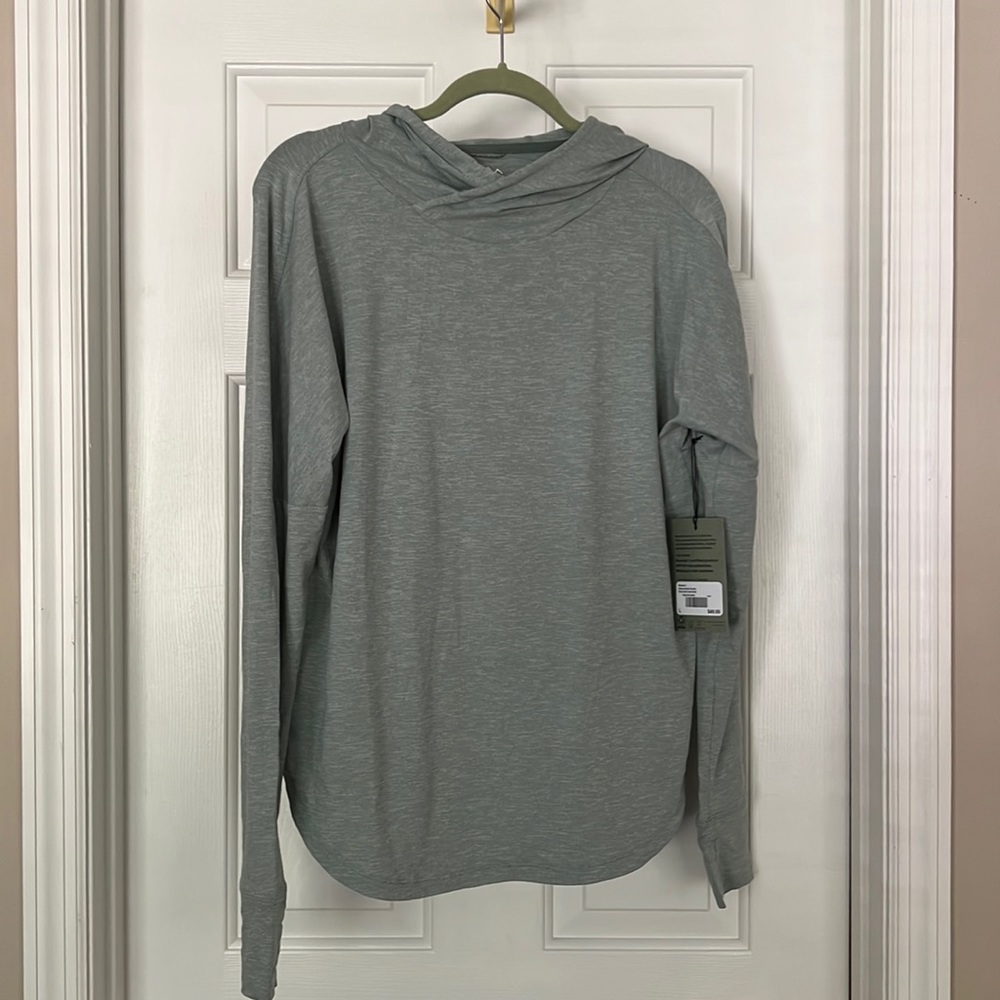 REI Sahara Shade Hooded Long Sleeve Women’s Shirt with UV Protection - Size L.